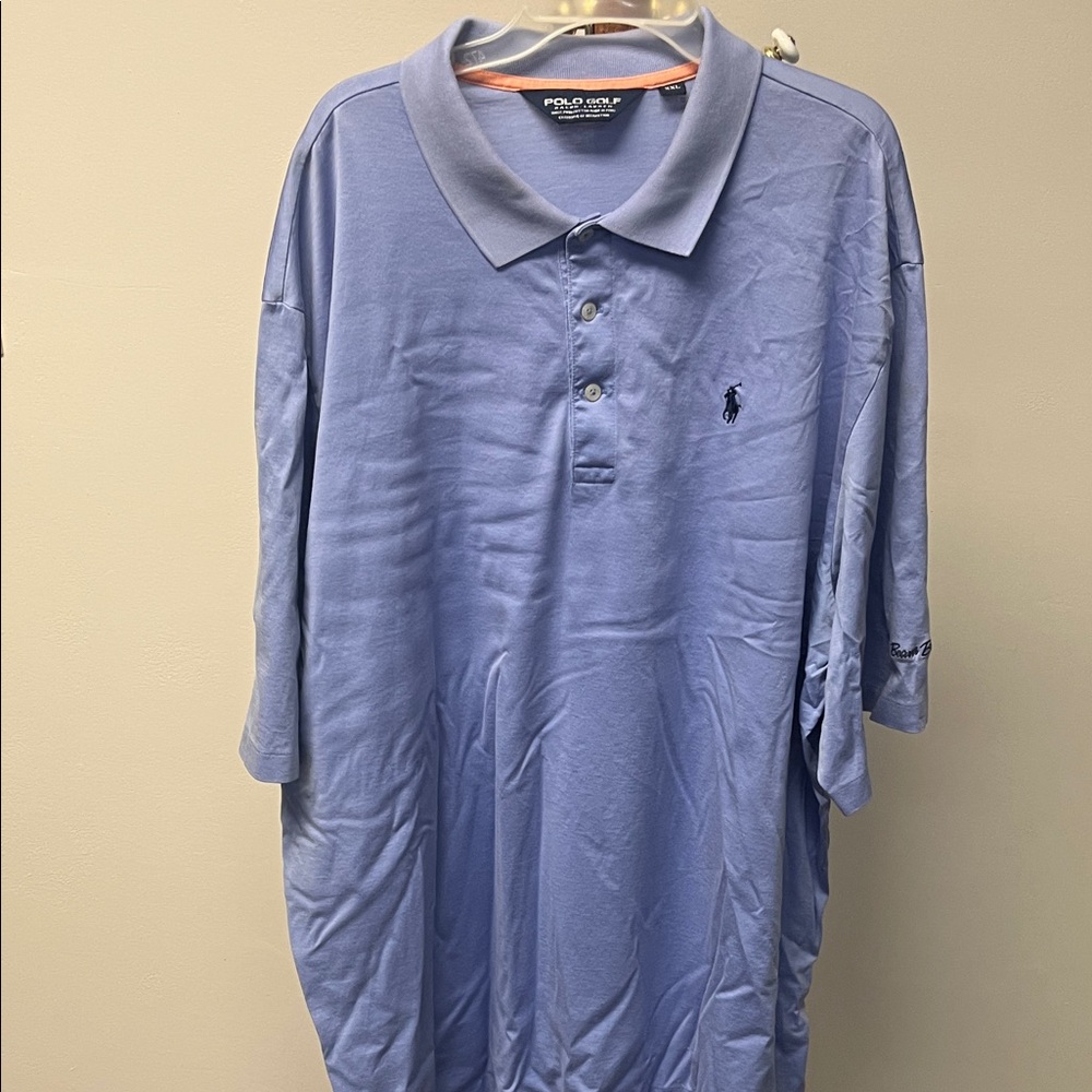 Polo by Ralph Lauren Light Blue Polo Shirt with Navy Pony